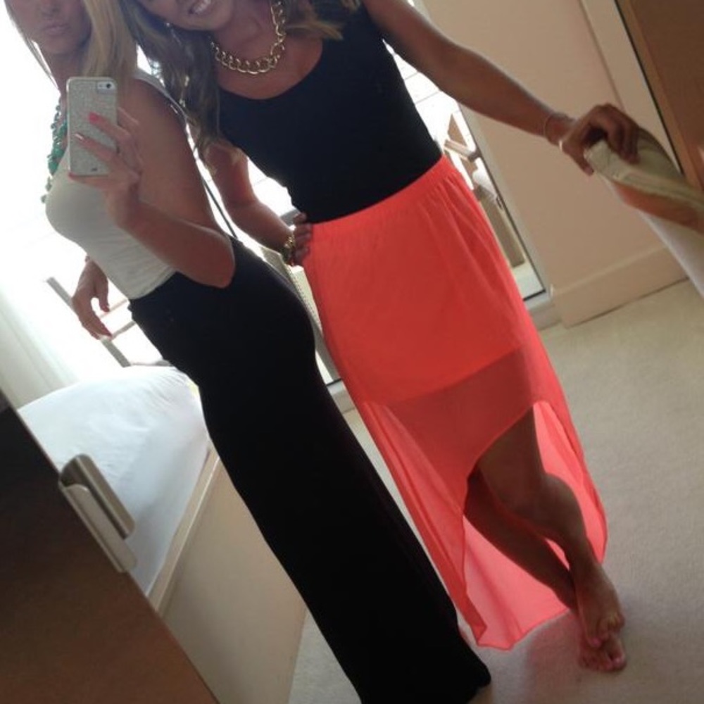 SALE❗️ EXPRESS High Low Neon Skirt
